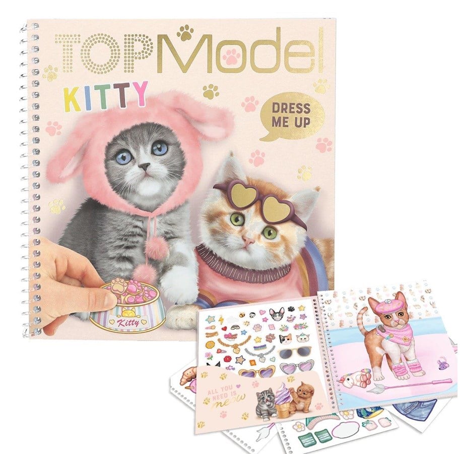 Kreativt Legetøj - Topmodel Dress Me Up Stickerbook - 0412965