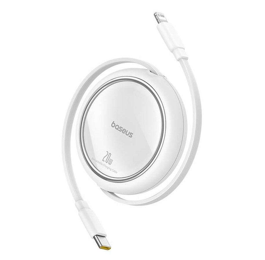 USB kabel - Baseus Free2Pull USB-C to iP 20W 1m USB cable (white) - P10364501211-00