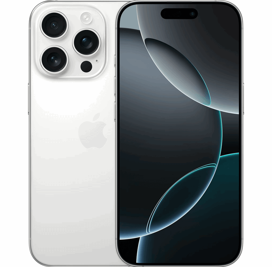 Mobil - Apple iPhone 16 Pro 128GB - White Titanium - MYNE3QN/A