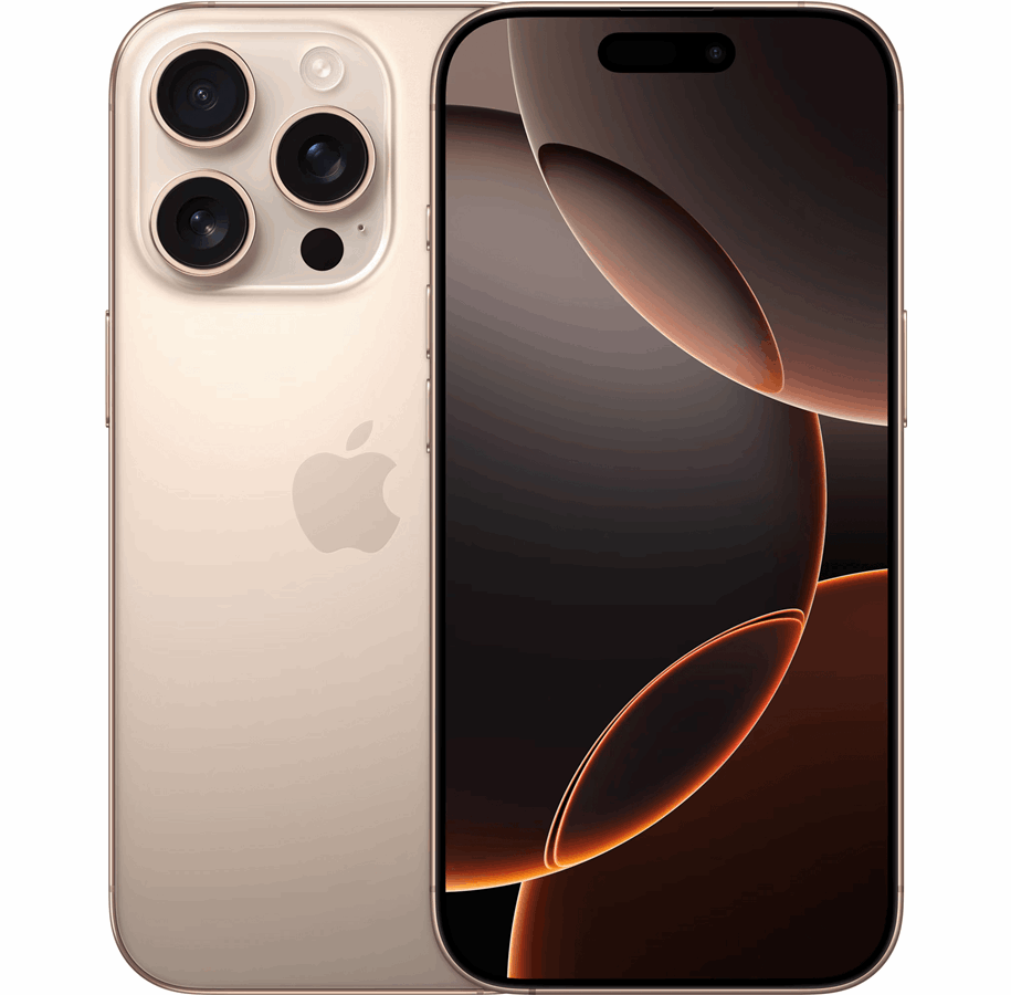 Mobil - Apple iPhone 16 Pro 128GB - Desert Titanium - MYNF3QN/A