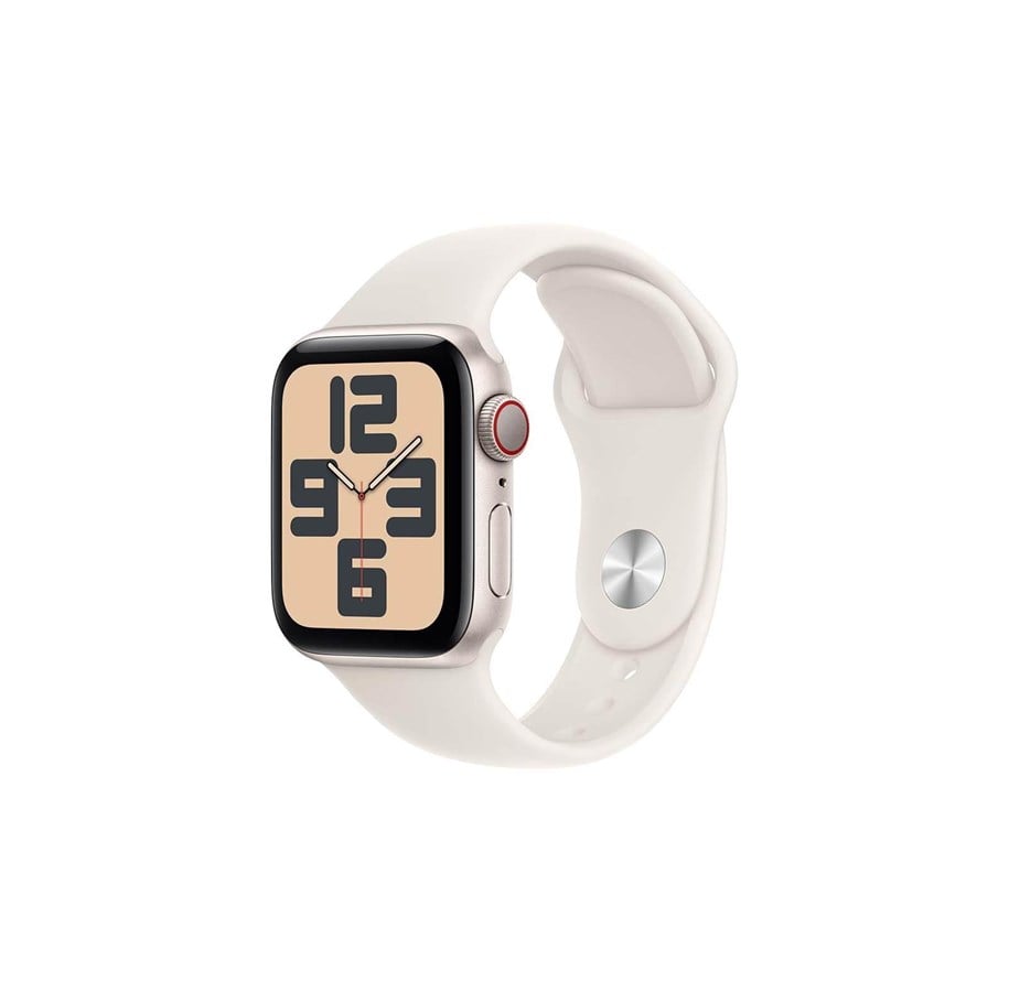 Smartwatch & Sportsur - Apple Watch SE GPS + Cellular 40mm - Starlight Aluminium Case with Starlight Sport Band - M/L - MXGK3QN/A
