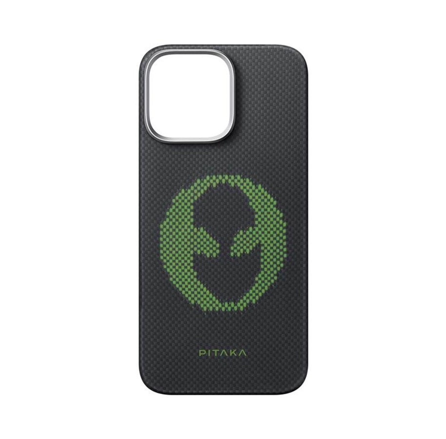 Mobil - Covers & Cases - PITAKA x Aries Tactile Woven Case Alien - iPhone 16 Pro - KI1601AL