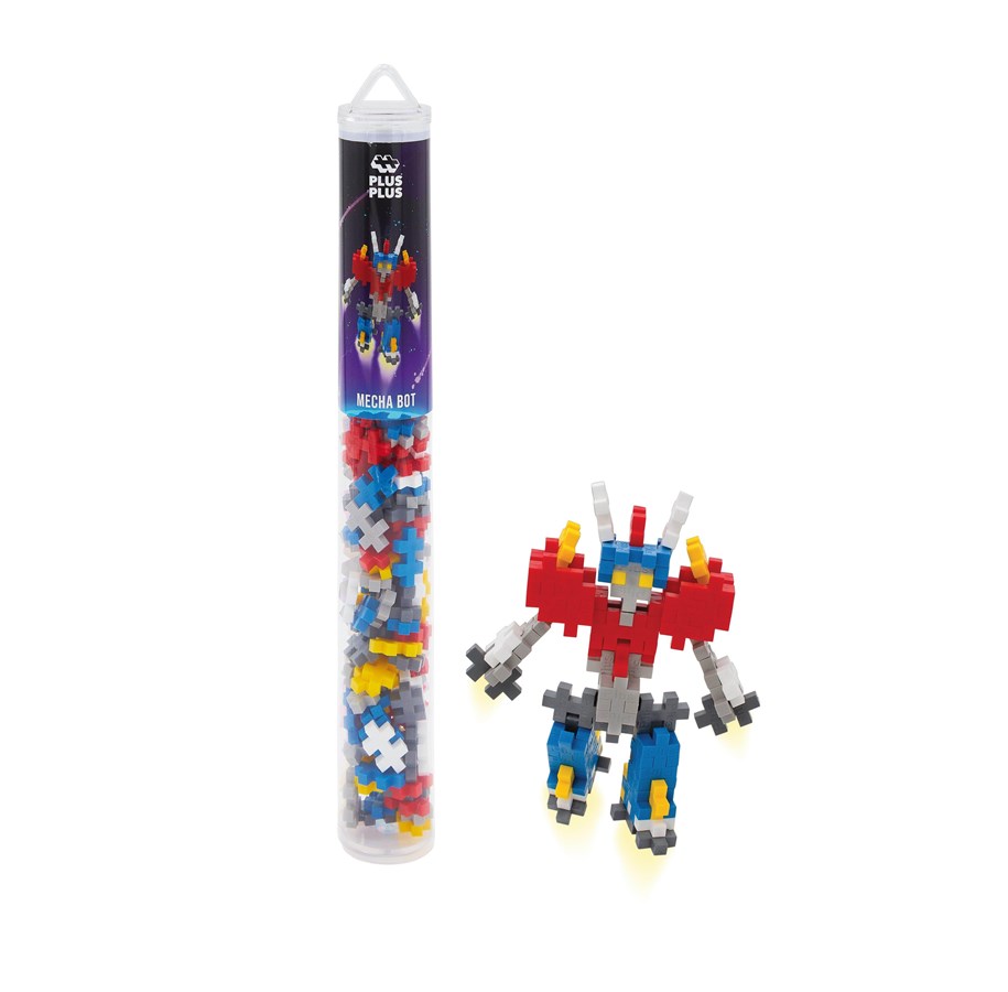 Konstruktionslegetøj - Plus-Plus Mecha Bot / 100 pcs Tube - 4270