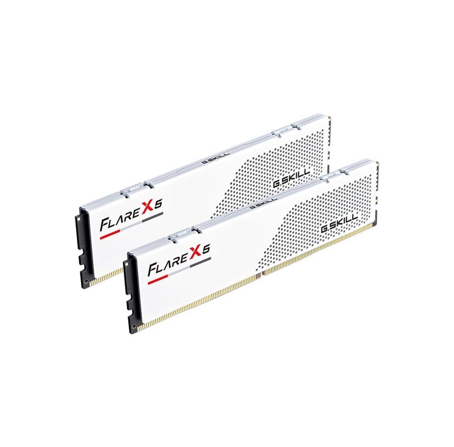 RAM - G.Skill Flare X5 DDR5-6400 - 32GB - CL32 - Dual Channel (2 pcs) - AMD EXPO - Hvid - F5-6400J3240G16GX2-FX5W