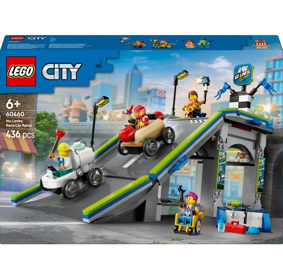 LEGO®  - LEGO City 60460 Ingen grænser: Racerbilrampe - 60460
