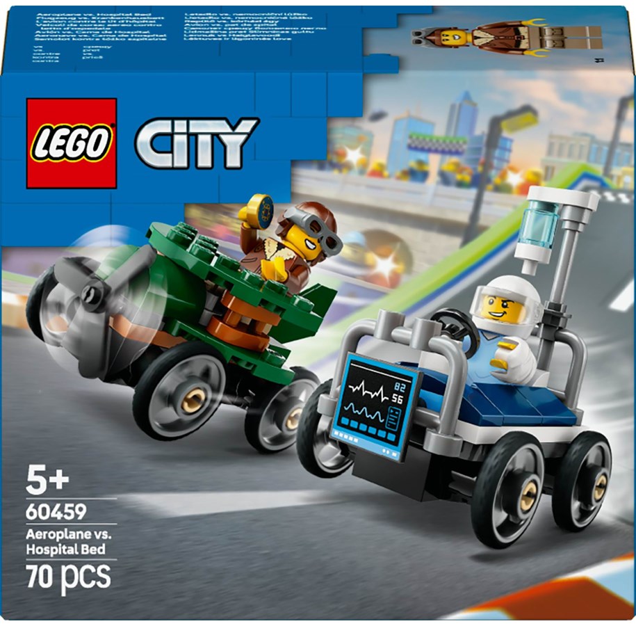 LEGO®  - LEGO City 60459 Racerbilpakke – fly mod hospitalsseng - 60459