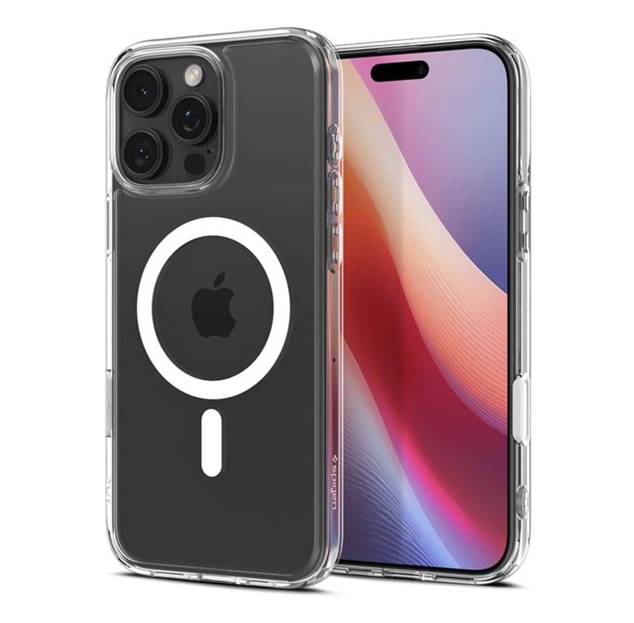 Mobil - Covers & Cases - Spigen Ultra Hybrid T MagSafe - white - iPhone 16 Pro - ACS08512