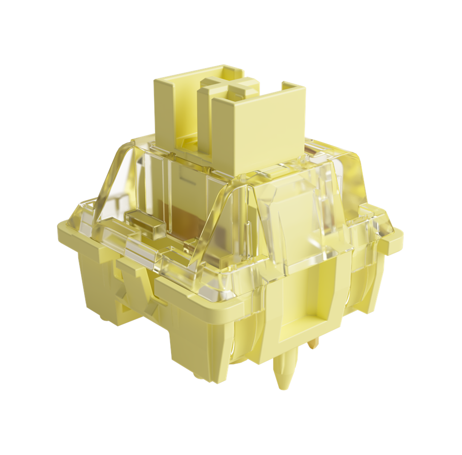 Tastatur - Akkogear Switch pakke Akko V3 Creamy Yellow Pro - Linear switch - Pakke med switches - Key Switches - 6925758625173