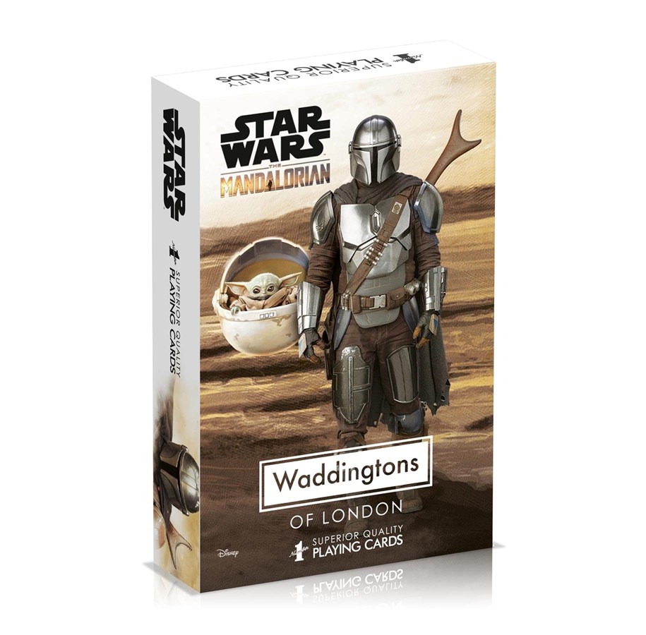 Brætspil - Winning Moves Star Wars The Mandalorian  - Playing Cards - 5036905043427
