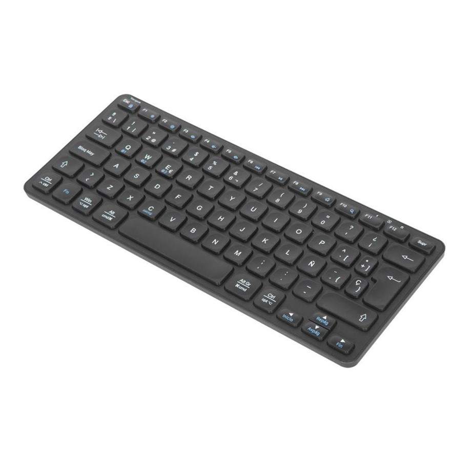 Tastatur - Targus - keyboard - multi-device compact - QWERTY - Spanish - black Input Device - Tastatur - Spansk - Sort - AKB862ES