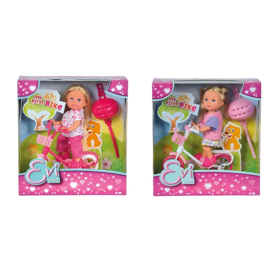Dukker & Tilbehør - Evi Love Doll with Bicycle - 105731715