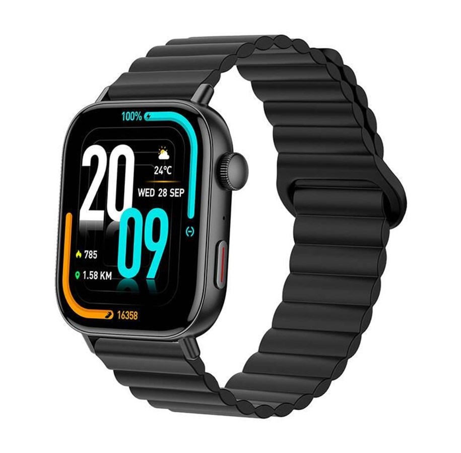 Smartwatch & Sportsur - Colmi C8 Max smartwatch with magnetic strap (black) - C8 Max Black Mag