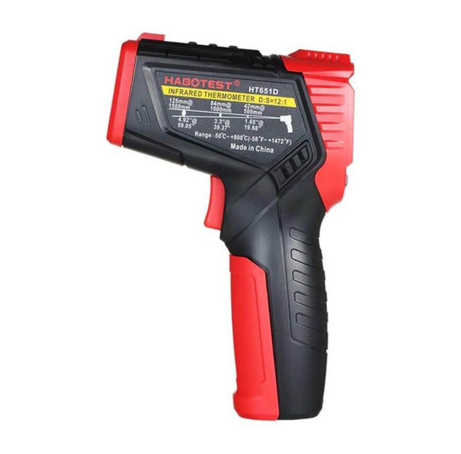Habotest Digital Laser Pyrometer HT651D moisture meter | Billig