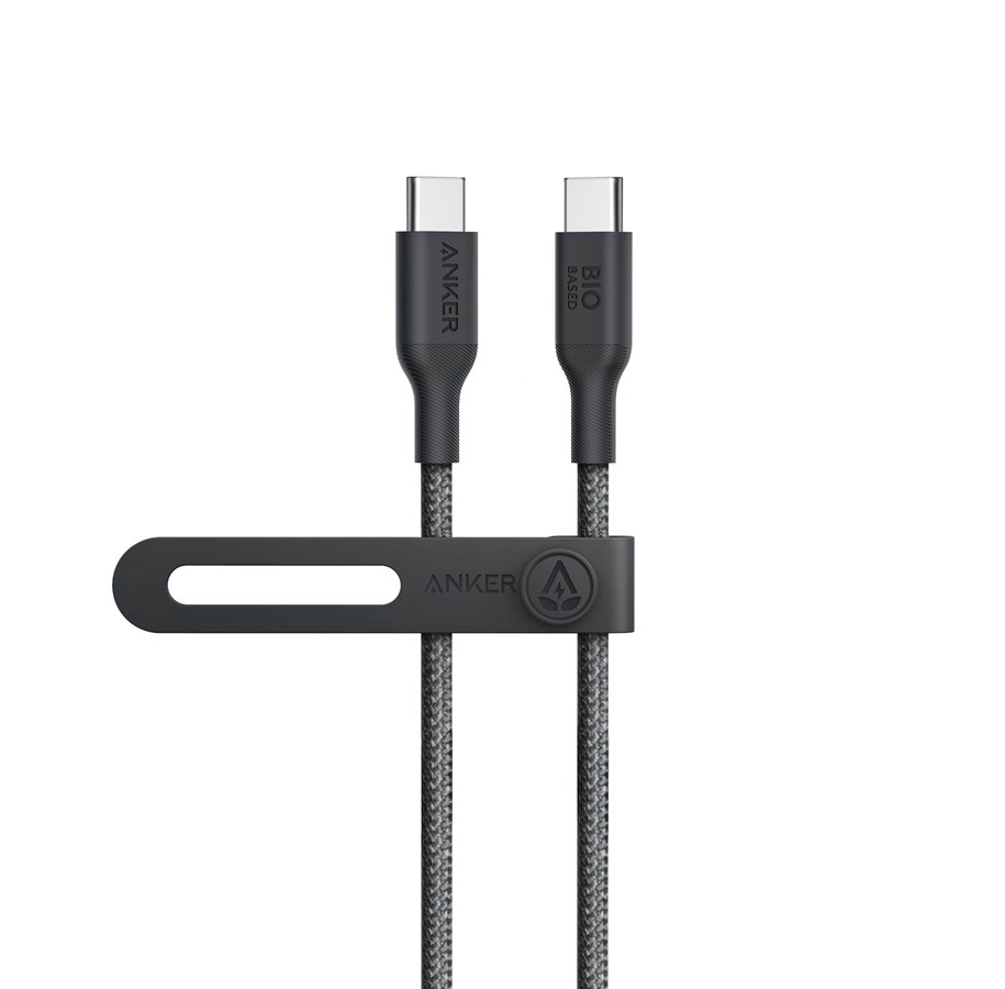USB kabel - Anker 544 USB-C to USB-C Cable (Bio-Nylon 0.9m) - Black - A80F5H11