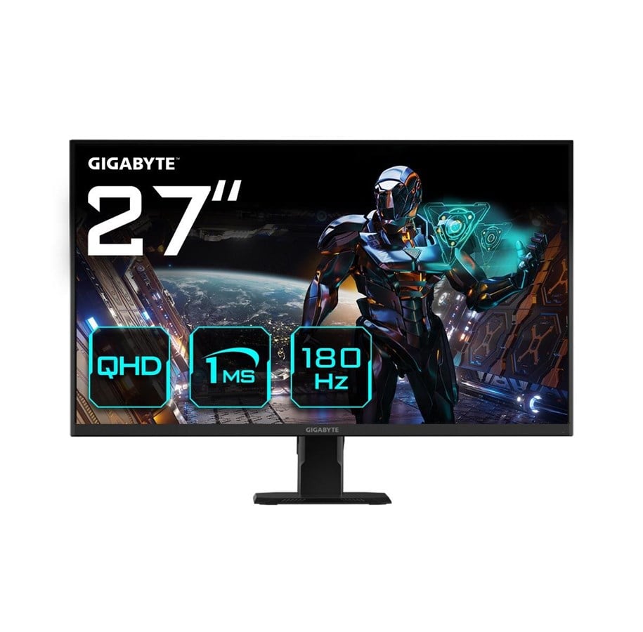 Skærm - 27" GIGABYTE GS27QA - 2560x1440 (QHD) - 180Hz - IPS - GS27QA EU