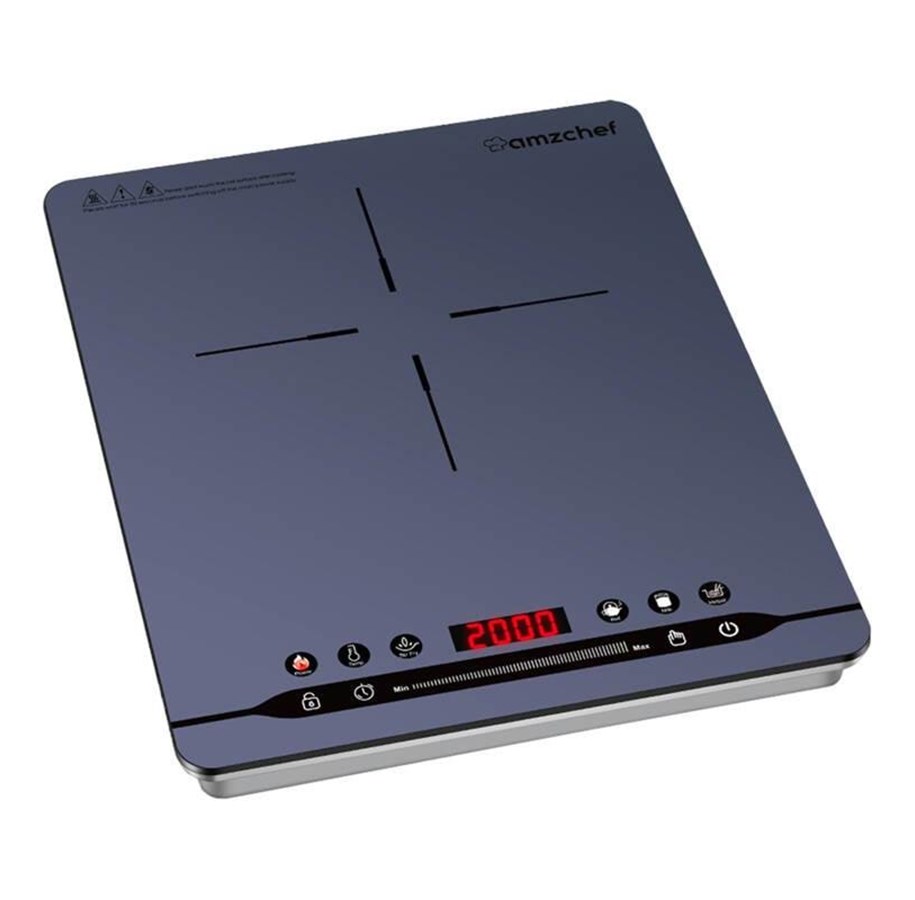 Andre køkkenapparater - AMZCHEF Induction Cooker SK-20CB14T-BU - SK-20CB14T-BU