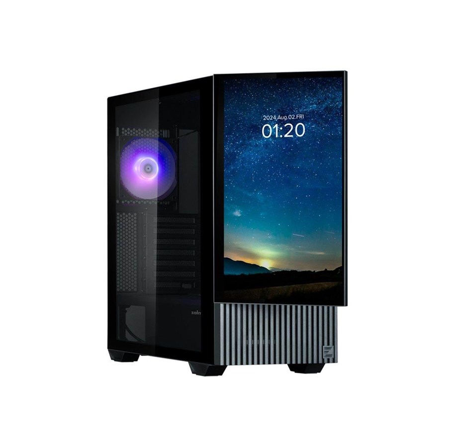 Kabinet - Zalman Z10 DS - mid tower - ATX - Kabinet - Tower - Sort - Z10 DS Black