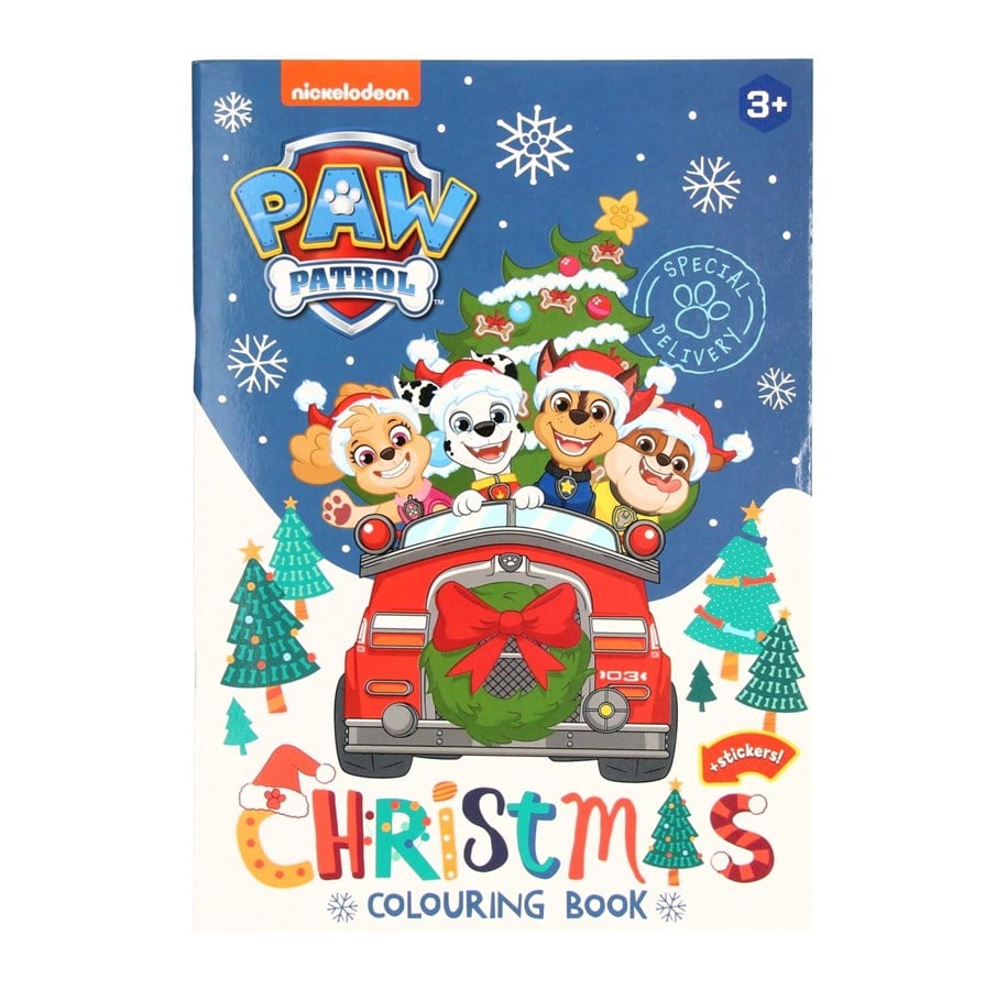 Hobby artikler - Wins Holland Christmas Coloring Book PAW Patrol + Stickers - B620