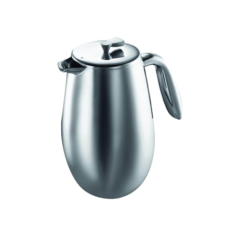 Køkkentilbehør - BODUM Columbia - french press - shiny - Size 13.5 x 18.5 cm - Height 21 cm - 1 L - Chrome - 1308-16