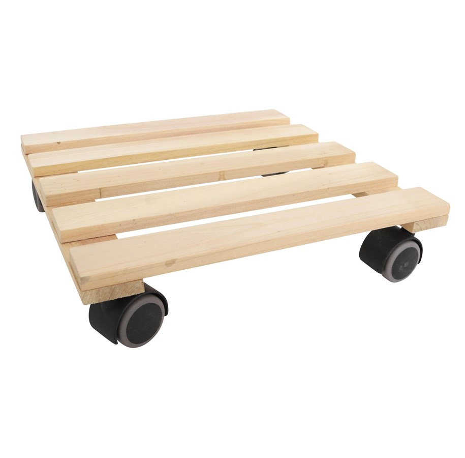 Haveredskaber - Home>it Jar trolley square made of wood 30 x 30 cm - 92124