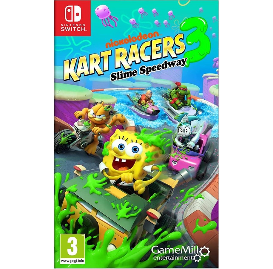 Spil - Nickelodeon Kart Racers 3: Slime Speedway (Code in a Box) - Nintendo Switch - Racing - 5060968302399