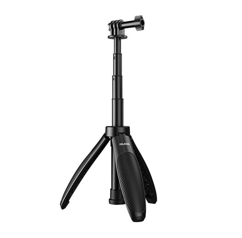 Stativ - TELESIN mini tripod/selfie stick for sports cameras - S1-MNP-01