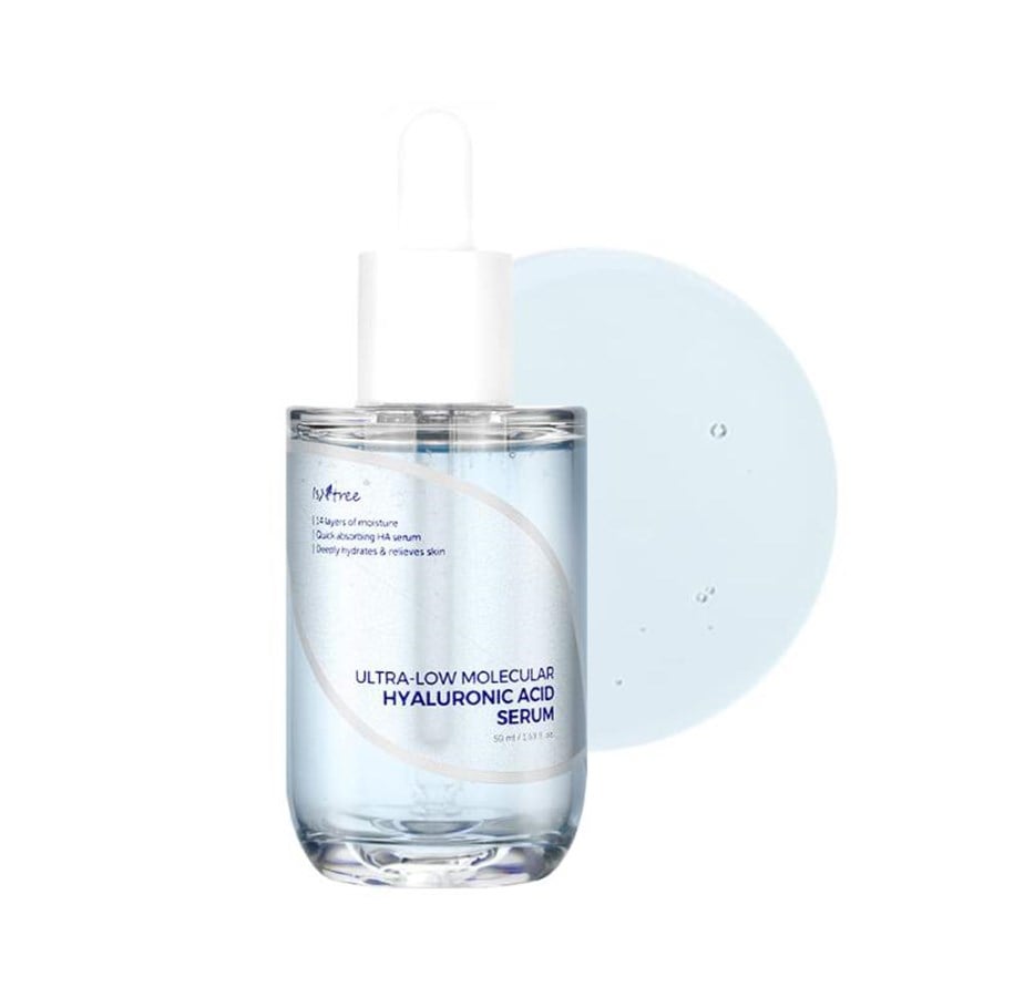Ansigtspleje - ISNTREE - Ultra Low Molecular Hyaluronic Acid Serum 50ml - 8809800940644