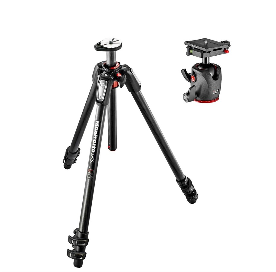 Stativ tilbehør - Manfrotto Carbon Ball Head Photo Bundle - MT055CXPRO3-BDL