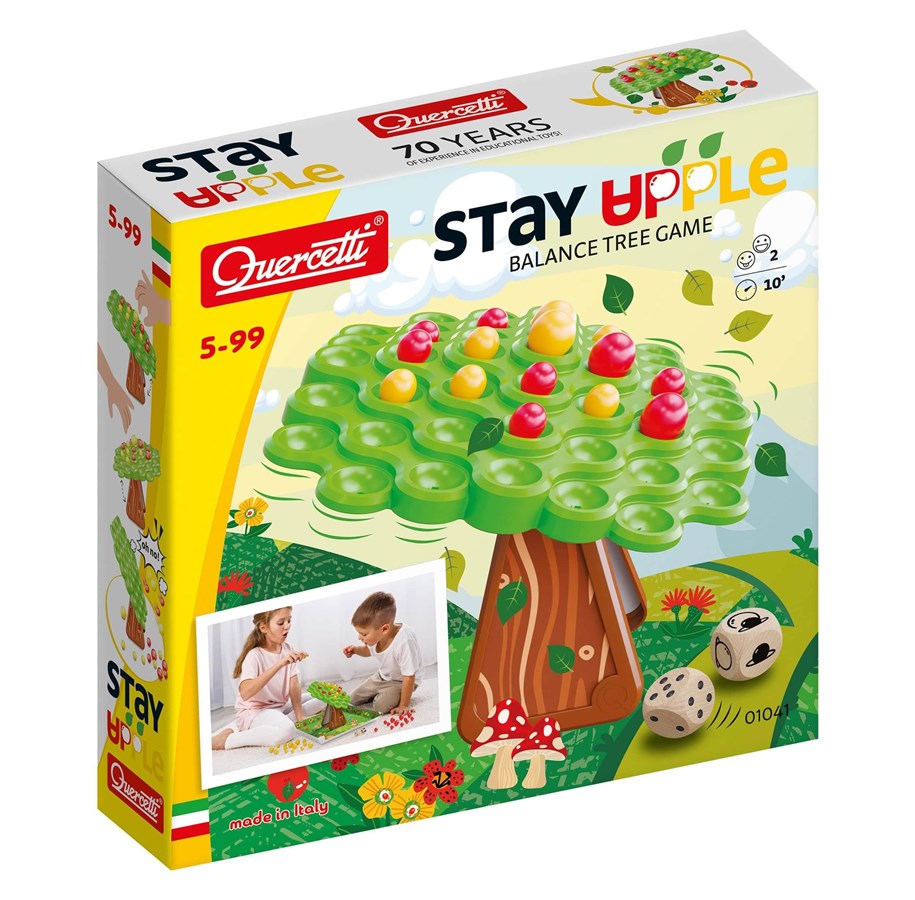Babylegetøj - Quercetti Stay Apple! Balancespil - QU-01041