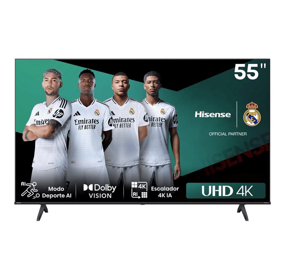 Fladskærms TV - Hisense 55" Fladskærms TV LED 4K 55E6NT - 55E6NT