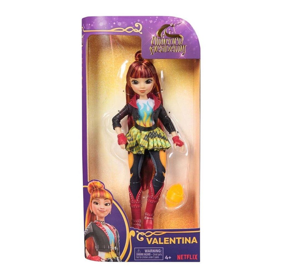 Dukker & Tilbehør - Unicorn Academy Enhjørningeakademiet Fashion Dukke 24cm Valentina - 6072052