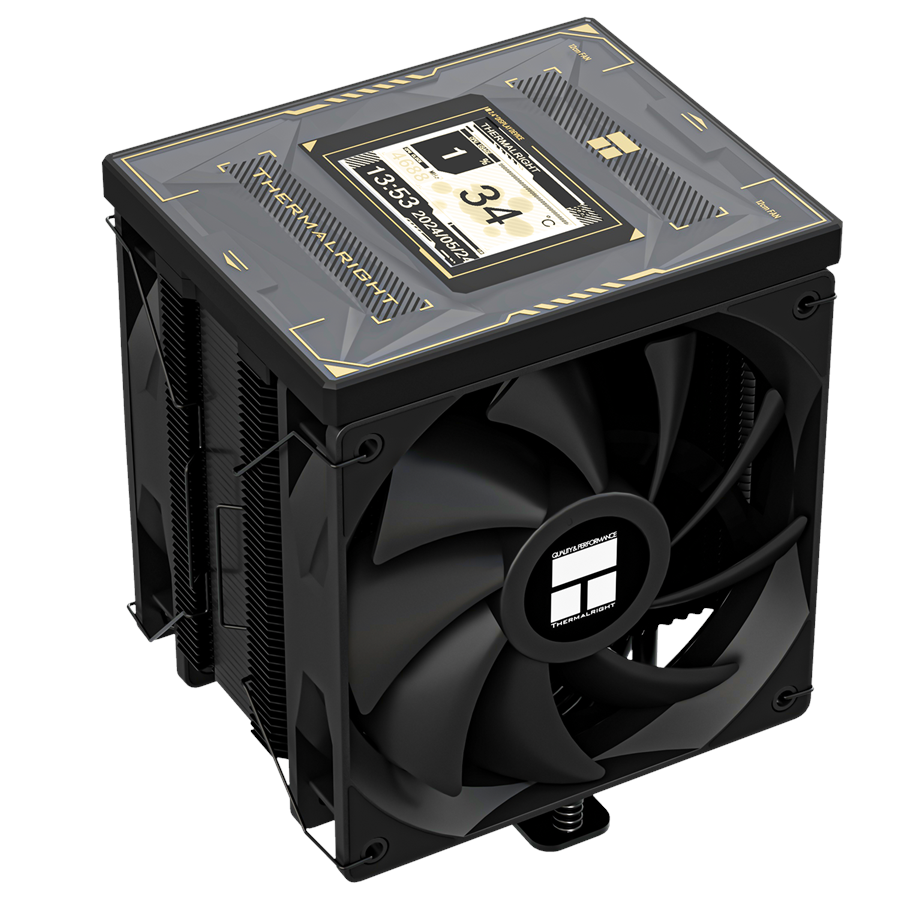 CPU Køler - Thermalright Burst Assassin 120 Vision Black - CPU Luftkøler - Max 26 dBA - Burst Assassin 120 Vision Black