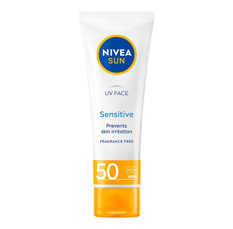Ansigtspleje - Nivea Face Cream UV Sensitive SPF50 50ml - 4005900601902
