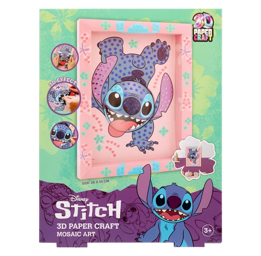 Kreativitet & Hobbyartikler - Canenco - Stitch 3D Mosaic Art Craft Kit - ST24334