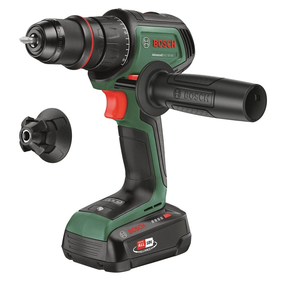 Skrue/Boremaskine - Bosch AKKUSKRUEMASKINE ADVANCED 18V-80 2,5AH - 06039E2001