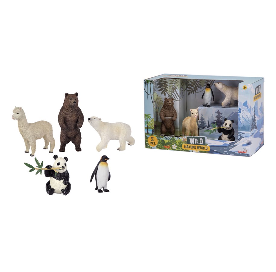 Dukker & Tilbehør - Simba Vilde Dyr Figurer - 104343104