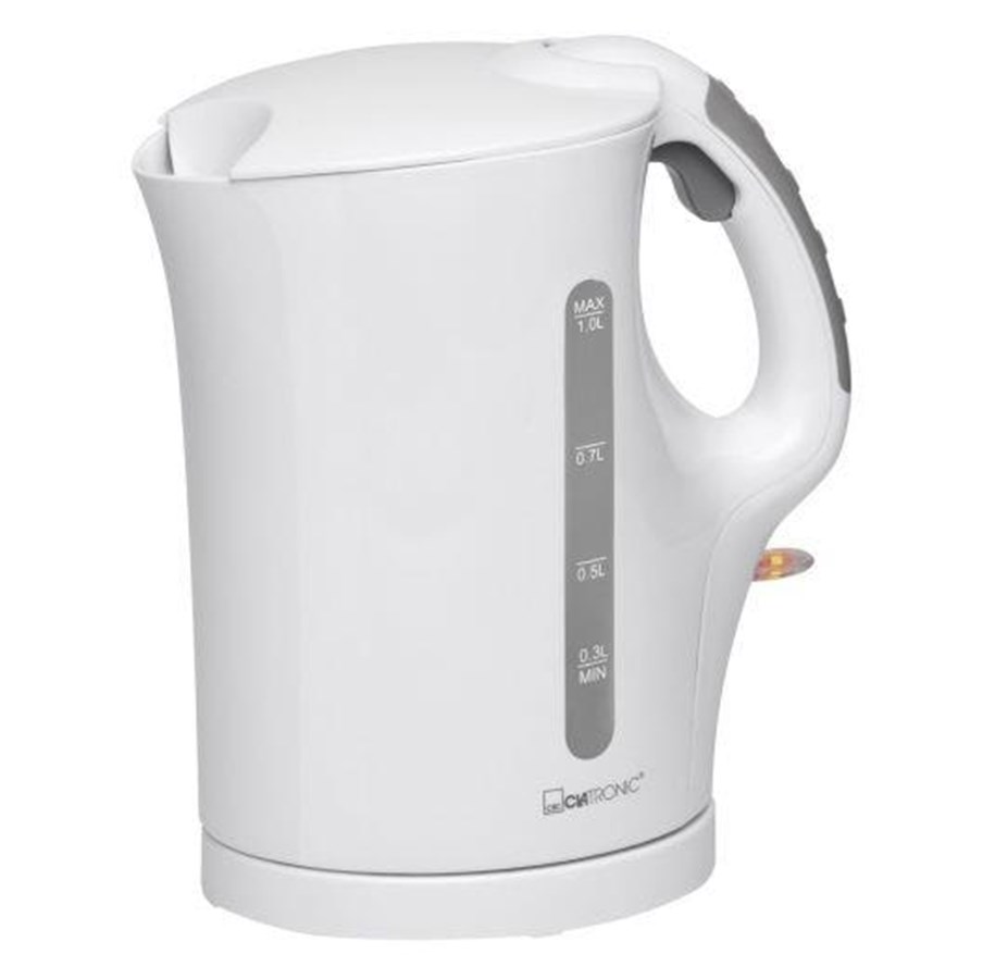 Elkedel - Clatronic Elkedel WK 3462 - White - Hvid - 900 W - 4006160632767