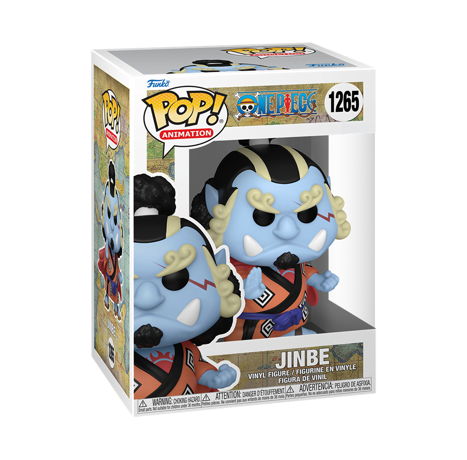 Merchandise - Funko! - Pop! Animation: One Piece- Jinbe 10cm - Figur - 61367