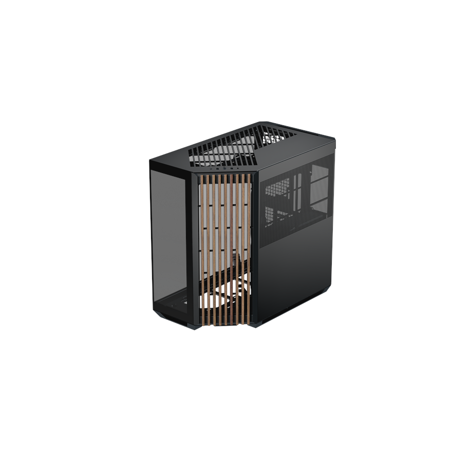 Kabinet - APNX V1 Black/Wood - Kabinet - Miditower - Sort - APCM-VI01103.11