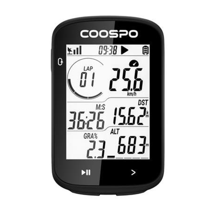COOSPO CS500 Computer da bici Navigazione percorso GPS Bluetooth5.0 Contachilometri ciclismo Tachimetro da bicicletta wireless Cronometro ciclo ANT  18