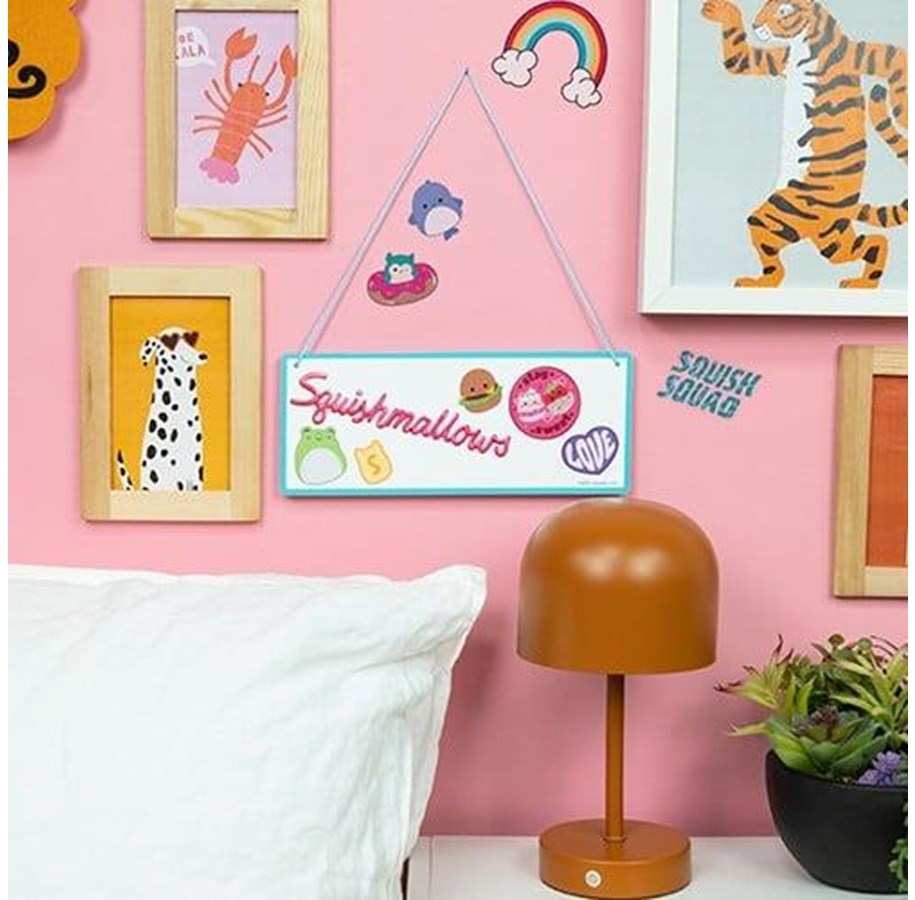 Squishmallows - Room Sign with Wall Decals | Billig