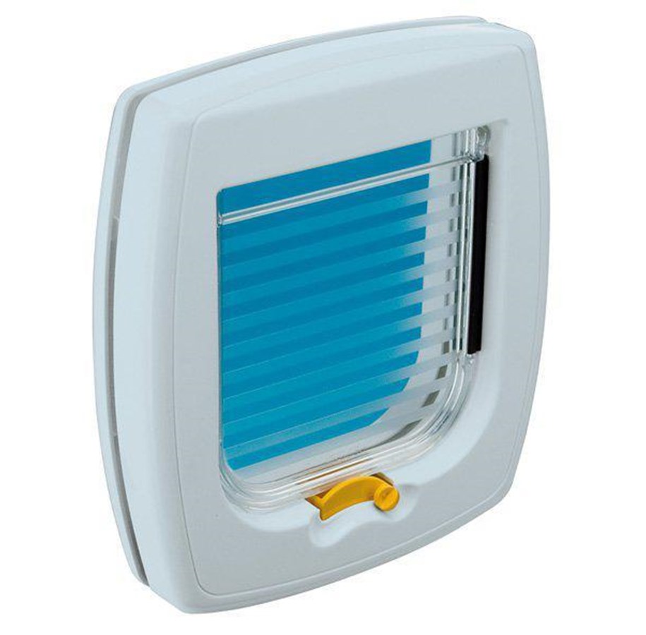 Katte - Ferplast - Dog & Cat Door Swing 1 2-Way - White - Small - 705.2010