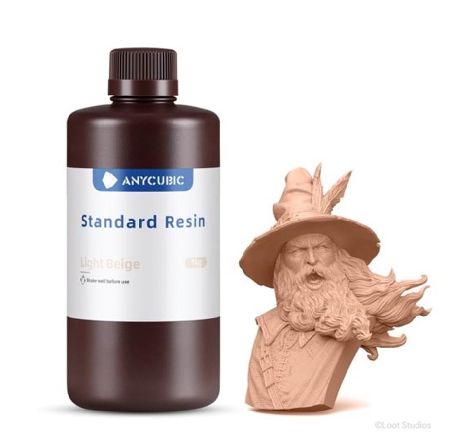 Filament/Harpiks - 3D-printer - ANYCUBIC Standard resin 1 L Light Beige - SPTLB-155F