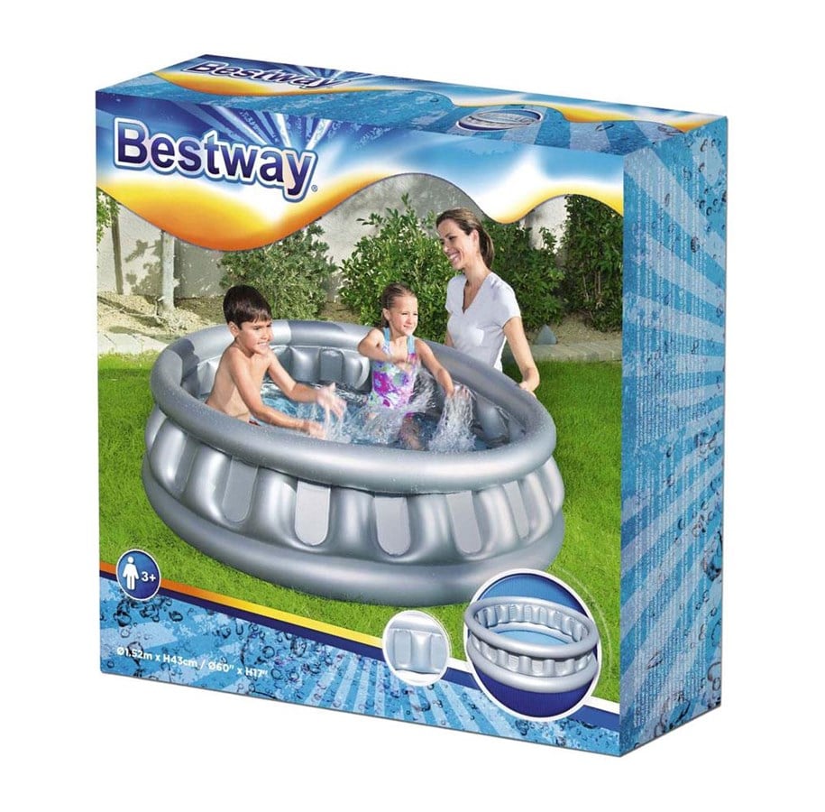 Pools og Badebassiner - Bestway Children's Pool Round Spaceship 152cm - 7035064115