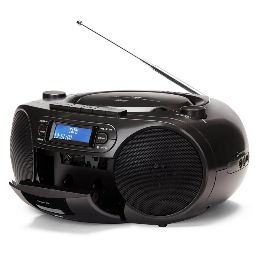 CD Player - Aiwa BBTC-660DAB-BK - Black - BBTC-660DAB-BK