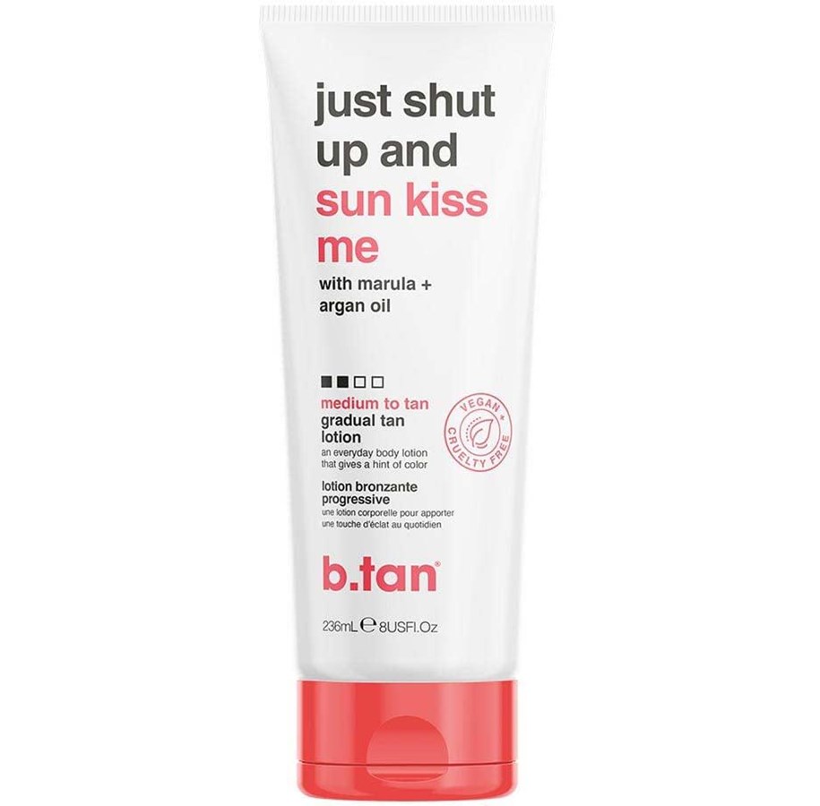 Kropspleje - B.tan Just Shut Up & Sunkiss Me Gradual Medium Tan Lotion 236 ml - 1112026
