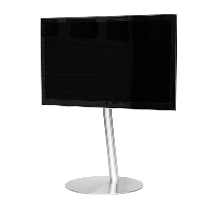 Vægbeslag, AV-Beslag & AV-Møbler - Sinox StandView TV gulvstand, vinklet med drejbar top - 26"-65" - Alu finish - Maks 25 kg - Maks størrelse 65" - SWB7120