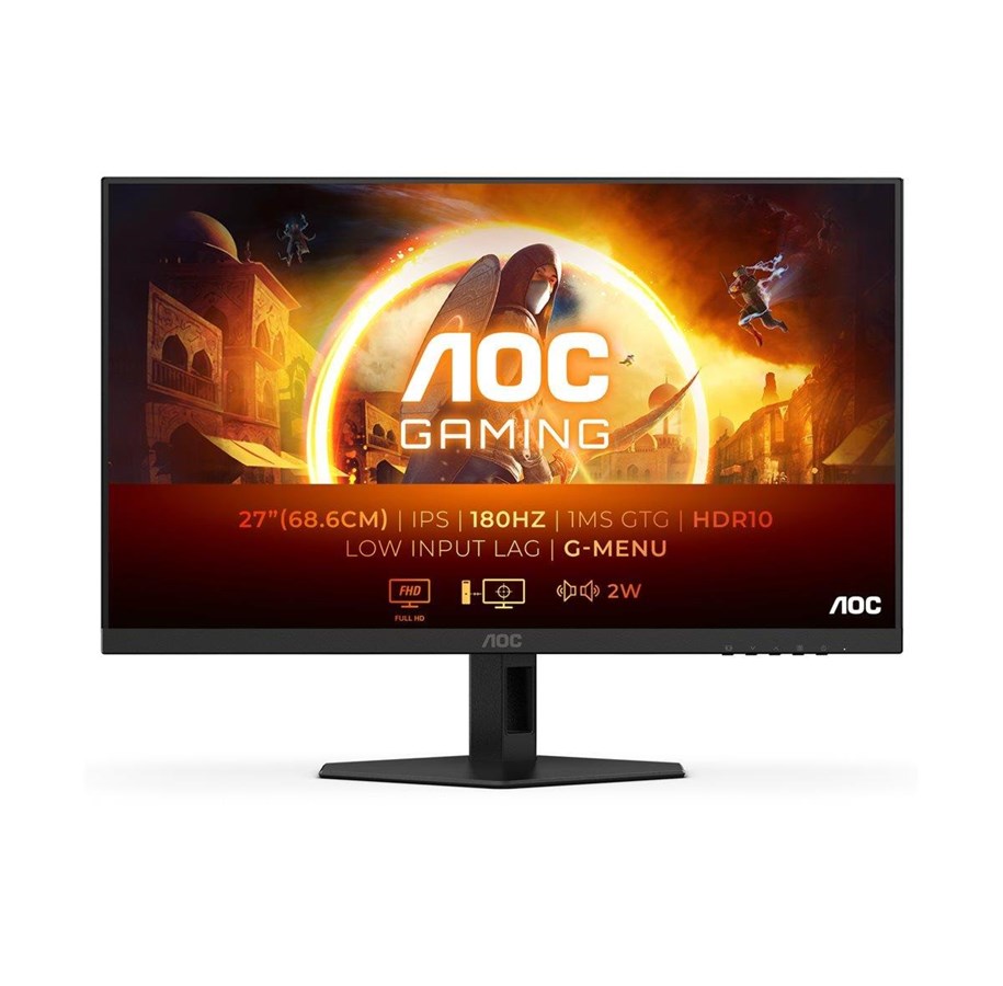 Skærm - 27" AOC AGON 27G4XE - 1920x1080 (FHD) - 180Hz - IPS - 27G4XE
