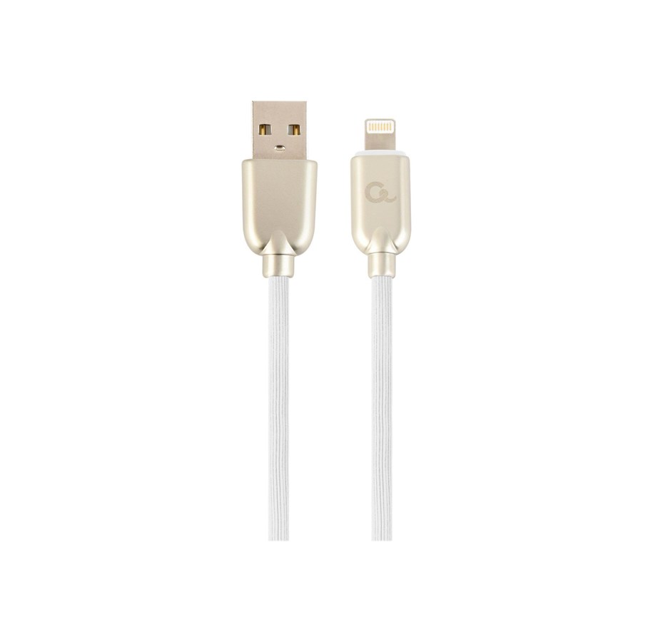 USB kabel - Gembird Cablexpert Premium Lightning cable - Lightning / USB 2.0 - 2 m - CC-USB2R-AMLM-2M-W
