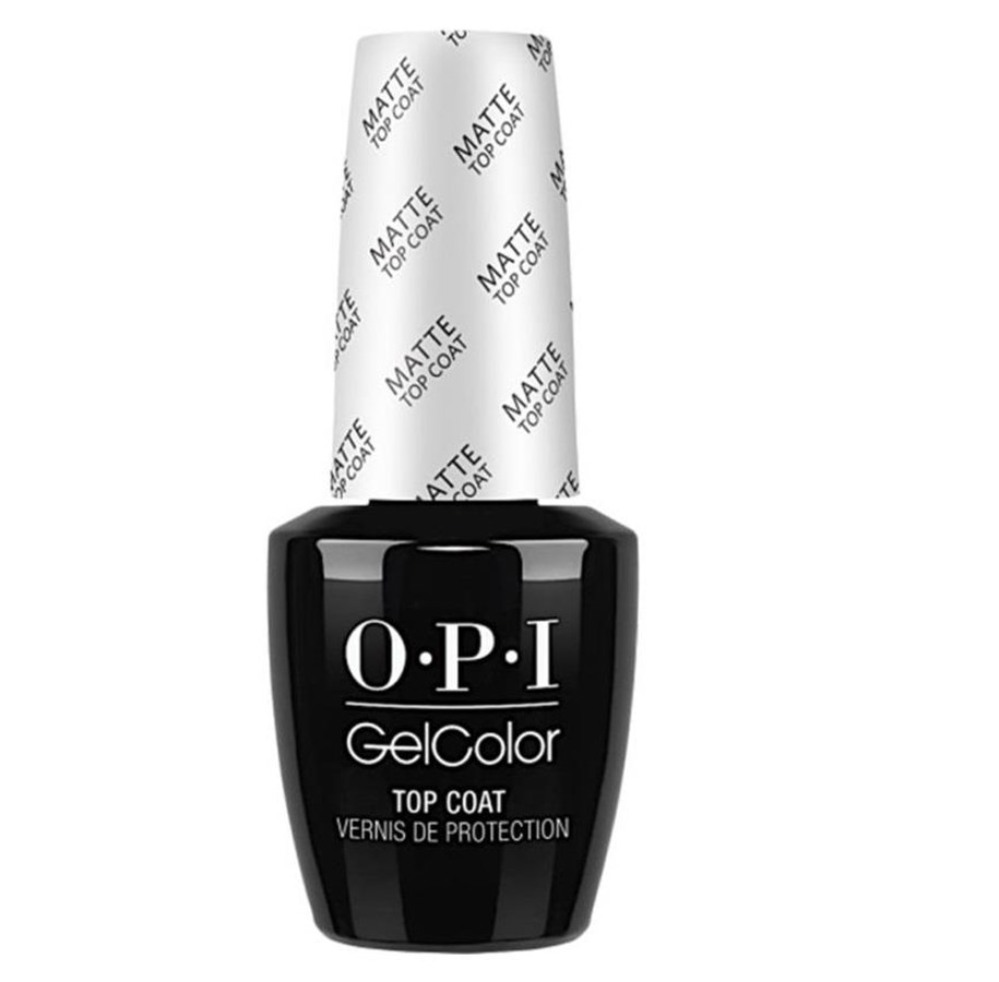 Makeup - OPI Gel Color Top Coat Semi-Permanent Nail Polish GC 031 Matte 15 ml - 619828095848